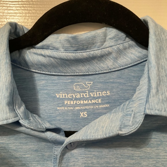 Vineyard Vines Short Sleeve Light Blue Polo Men Size XS - Picture 3 of 3